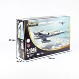 Kinetic K48090 1/48 F-104G RNLAF Starfighter (Historical Fighters Volkel) Savaş Uçağı, Plastik Model Kiti