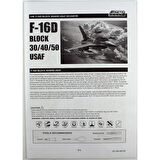Kinetic K48105 1/48 F-16D Block 30/40/50 USAF Savaş Uçağı, Plastik Model Kiti