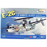 Kinetic K48014A 1/48 E-2C Jasdf NP2000 Props Savaş Uçağı, Plastik Model Kiti