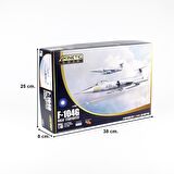 Kinetic K48077 1/48 F-104G ROCAF Starfighter Savaş Uçağı, Plastik Model Kiti
