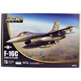 Kinetic K48102 1/48 F-16C Blok 25/42 USAF Savaş Uçağı, Plastik Model Kiti