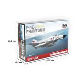 SWS 48-12 1/48 Ölçek, F-4EJ Kai Phantom II Savaş Uçağı, Plastik Model Kiti
