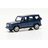 Herpa 420280-002 1/87 Ölçek, Mercedes-Benz G-class Cip, Koyu Mavi, Sergilemeye Hazır Model Araç