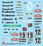 Italeri 3652S 1/24 Renault R5 Alpine Rally Arabası Demonte Plastik Maketi