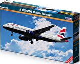Mistercraft F009 1/125 A-320-200 British Airways Yolcu Uçağı Demonte Plastik Maketi