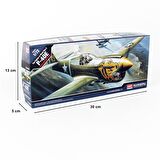 Academy 12468 1/72 P-40E Warhawk Savaş Uçağı Demonte Plastik Maketi