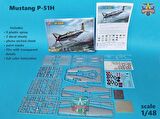 Modelsvit MSVIT4817 1/48 P-51H Mustang Amerikan Avcı Uçağı Plastik Model Kiti