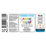 Hobbytime 372 18 ml. FS30257, Çöl Sarısı (Earth Yellow), Akrilik Model Boyası