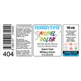 Hobbytime 404 18 ml. FS34094, Askeri Yeşil (Military Green), Akrilik Model Boyası