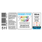 Hobbytime 511 100 ml. Ultra Mat Vernik (Ultra Matt Varnish)