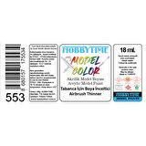 Hobbytime 553 18 ml. Tabanca için Boya İnceltici (Airbrush Thinner)
