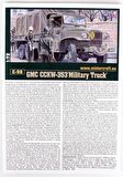 Mistercraft E098 1/72 GMC CCKW-353 Askeri Kamyon Demonte Plastik Maketi