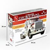 AMT 1272 1/25 1976 GMC General Semi Tractor, Demonte Plastik Çekici Maketi