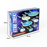 AMT 0954 1/2500 Star Trek U.S.S. Enterprise Box Set (Snap), Demonte Plastik Uzay Aracı Maketi