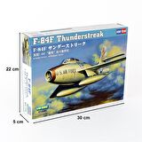 HobbyBoss 81726 1/48 F-84F Thunderstreak Savaş Uçağı Demonte Plastik Maketi