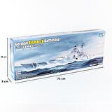 Trumpeter 05358 1/350 Alman Bismarck Savaş Gemisi Demonte Plastik Maketi