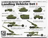 AFV Club SE73517 1/350 USA Korea WAR & WW2 Çıkartma Gemisi Araç Seti Demonte Plastik Maketi