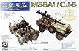 AFV Club AF35S99 1/35 IDF M38A1/CJ5 (2 models set) Tank Savarlı Jeep Demonte Plastik Maketi