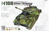 AFV Club AF35108 1/35 M108 105mm Kundağı Motorlu Tankı Demonte Plastik Maketi