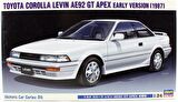 Hasegawa HC36 21136 1/24 Ölçek Toyota Corolla Nevin AE92 Apex 1987 Otomobil Plastik Model Kiti