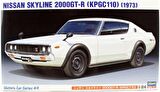 Hasegawa HC49 21149 1/24 Ölçek Nissan Skyline 2000GT-R (KPGC110) Otomobil Plastik Model Kiti
