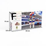 Hasegawa FC09 29109 1/24 Ölçek Padok Kızları Figürleri Plastik Model Kiti