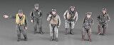 Hasegawa X48-7 36007 1/48 Ölçek WW II Pilot Figür Plastik Model Kiti