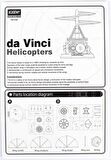 Academy 18159 Da Vinci Helikopter Demonte Plastik Maketi