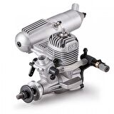 OS Engines 11532 Max-15 LA Silver (10G) ve 871 Susturuculu, Nitro Yakıtlı Model Uçak Motoru