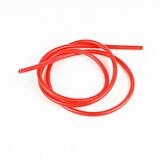 Haoye HY005-00606 Silikon Nitro Yakıtı Hortumu, Kırmızı, 1 Metre, D5.2×?2.5 mm.