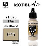 Vallejo 71075 17 ml. Ivory, Model Air Serisi Model Boyası