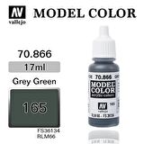 Vallejo 70866 17 ml. (165) Grey Green-Matt, Model Color Serisi Model Boyası