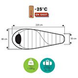 Trimm Balance -25'C Ultralight Uyku Tulumu - 195L, K.Sarı