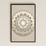 UV Baskılı Mandala Tablo - Minimalist Dokunuş