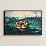 Winslow Homer The Gulf Stream UV Baskı Tablo