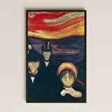 Edvard Munch Anxiety (Kaygı) UV Baskı Tablo