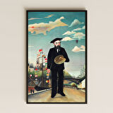 Henri Rousseau Otoportre Manzara UV Tablo