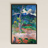 Pastoral Doğa Manzaralı UV Baskılı Gauguin Tablo