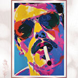 Pop Art Karizma - Renkli Asi Portre Poster