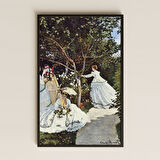 Monet Bahçedeki Kadınlar Tablosu - Zarif Dekoratif Sanat