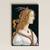 Botticelli Genç Kadın Portresi - Rönesans Zarafeti Sanatı