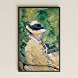 Berthe Morisot Bahçedeki Kadın Tablosu - Empresyonist Gizem ve Işık