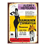 Audrey Hepburn Retro Poster | Tiffany'de Kahvaltı