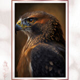 Bakışların Efendisi Kartal Duvar Dekoru