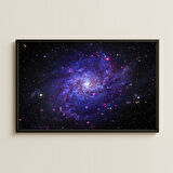 Galaksi Manzaralı Pleksi Tablo - Uzay Temalı Duvar Dekoru