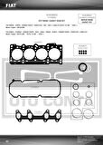 ÜST TAKIM CONTASI KEÇELİ PUNTO-DOBLO-FIORINO-LINEA 1.4 8V 199 A7.000-350 A1.000-FP4