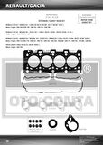 ÜST TAKIM CONTASI CLIO-KNG-MGN-LOGAN-SANDERO 1.5DCI K9K 712-714-718-724-760 TEFLON KEÇELİ SUB.LAS
