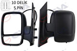 DIŞ DİKİZ AYNASI SOL SCUDO-EXPERT 07 ELEKTRİKLİ ISITMALI KONVEKS 5 FİŞ VM-6116EHL