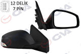 DIŞ DİKİZ AYNASI SAĞ MEGANE-FLUENCE 08 ELEKTRİKLİ ISITMALI SİNYALLİ KONVEKS 7 FİŞ VM-6138EHR