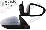 DIŞ DİKİZ AYNASI SAĞ EGEA 15 ELEKTRİKLİ ISITMALI SENSÖRLÜ ASTARLI KONVEKS 7 FİŞ VM-6157EHPSR